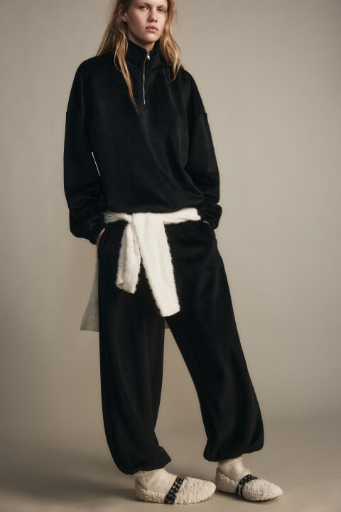 

Брюки-джоггеры вельветовые, Черный, Брюки-джоггеры вельветовые