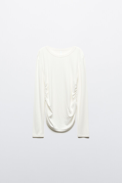 

Лонгслив облегающий вискозный, Черный, Лонгслив облегающий вискозный