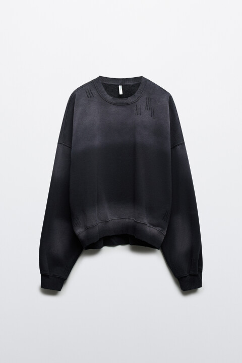 

Свитшот рваный, Серый, Свитшот рваный