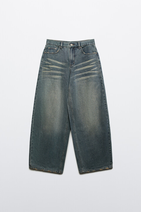 

Джинсы baggy fit со средней посадкой, Темный тинт, Джинсы baggy fit со средней посадкой