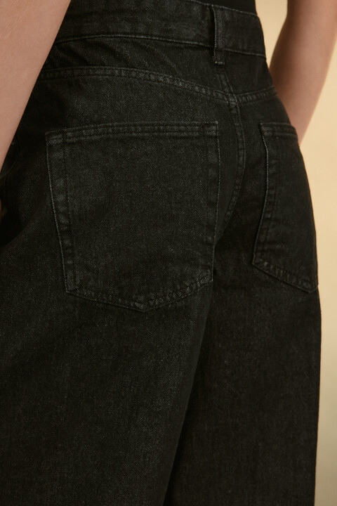 

Джинсы barrel fit со швами на коленях, Серый, Джинсы barrel fit со швами на коленях