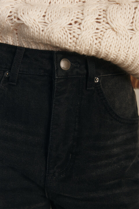 

Джинсы широкие утепленные с начесом, Серый, Джинсы широкие утепленные с начесом