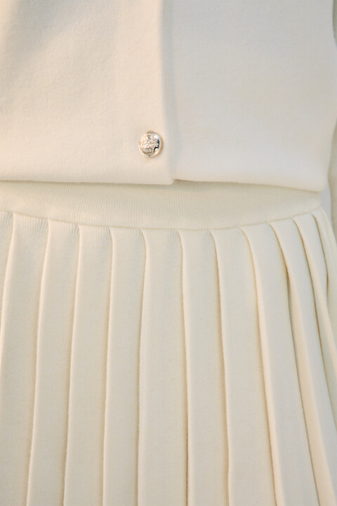 

Юбка в складку из вязаного трикотажа, Серый, Юбка в складку из вязаного трикотажа