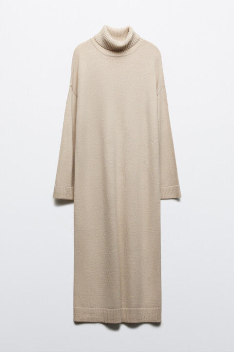 

Платье миди из вязаного трикотажа, Коричневый, Платье миди из вязаного трикотажа