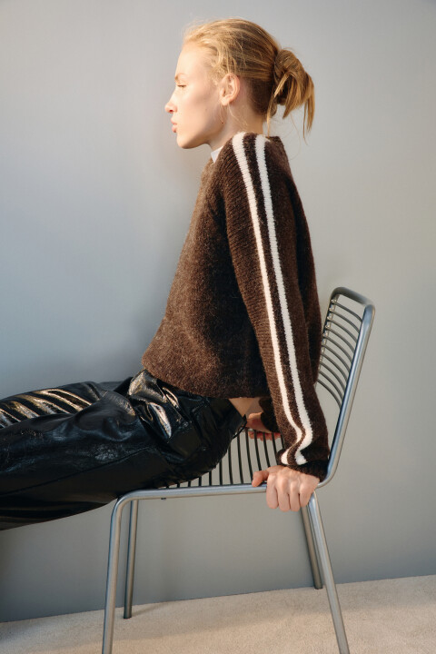 

Джемпер вязаный с шерстью, Серый, Джемпер вязаный с шерстью