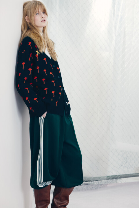 

Кардиган на пуговицах с патчами, Черный, Кардиган на пуговицах с патчами