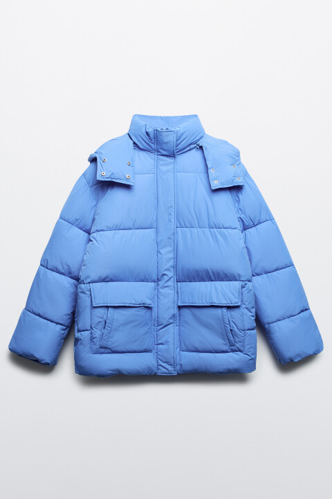 

Куртка стеганая с капюшоном, Молочный, Куртка стеганая с капюшоном