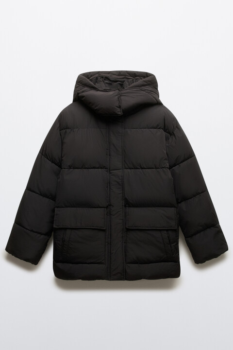 

Куртка стеганая с капюшоном, Молочный, Куртка стеганая с капюшоном