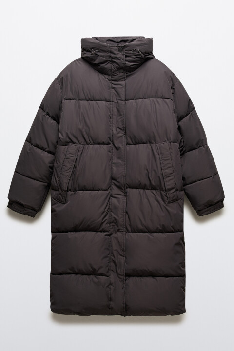 

Пальто стеганое с теплым капюшоном, Серый, Пальто стеганое с теплым капюшоном