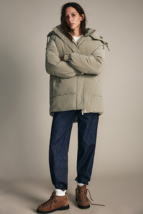 

Куртка стеганая с капюшоном, Черный, Куртка стеганая с капюшоном