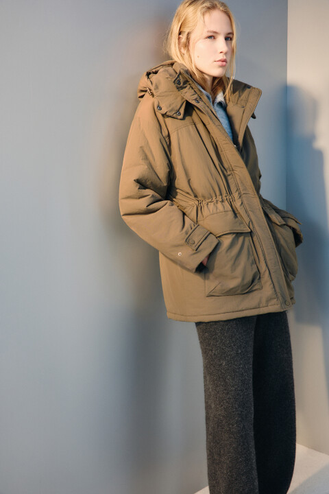 Куртка-парка с капюшоном
