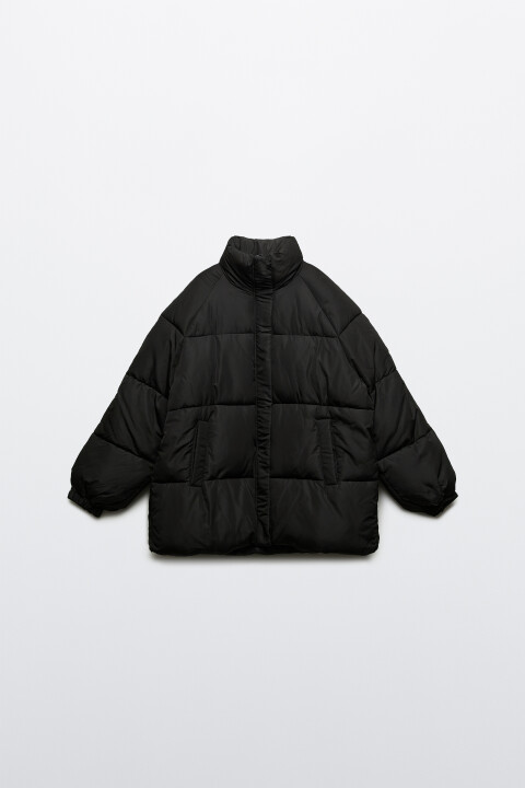 

Куртка стеганая с воротником-стойкой, Черный, Куртка стеганая с воротником-стойкой