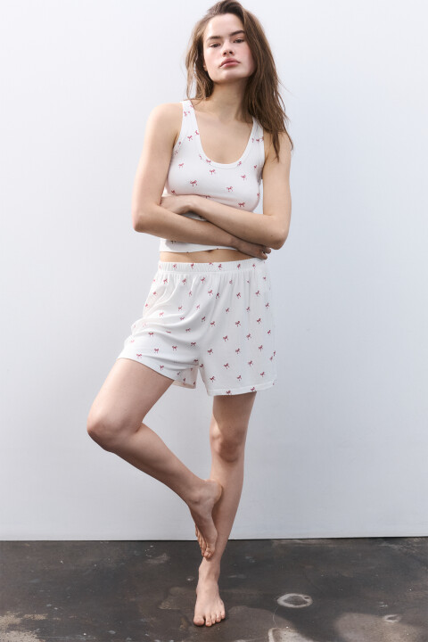 

Шорты домашние вискозные, Красный, Шорты домашние вискозные