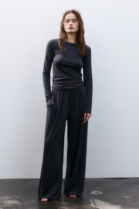 

Лонгслив домашний трикотажный, Серый, Лонгслив домашний трикотажный