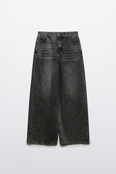 

Джинсы baggy со средней посадкой, Серый, Джинсы baggy со средней посадкой