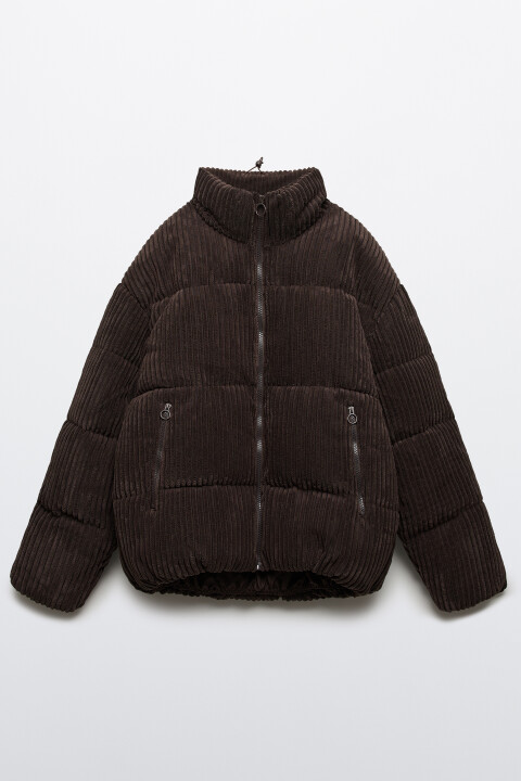 

Куртка стеганая вельветовая, Коричневый, Куртка стеганая вельветовая