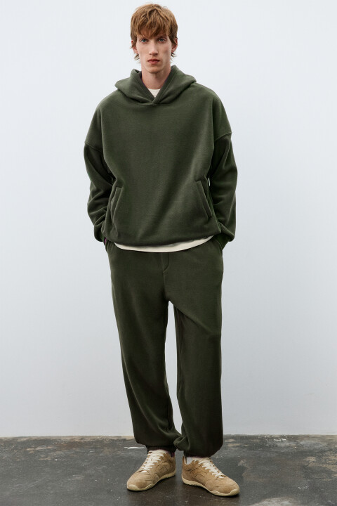 

Брюки-джоггеры из флиса, Зеленый, Брюки-джоггеры из флиса