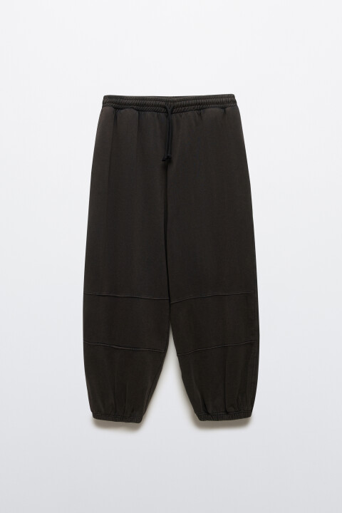 

Брюки-джоггеры из хлопка, Коричневый, Брюки-джоггеры из хлопка