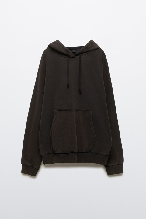 

Худи оверсайз с капюшоном, Черный, Худи оверсайз с капюшоном