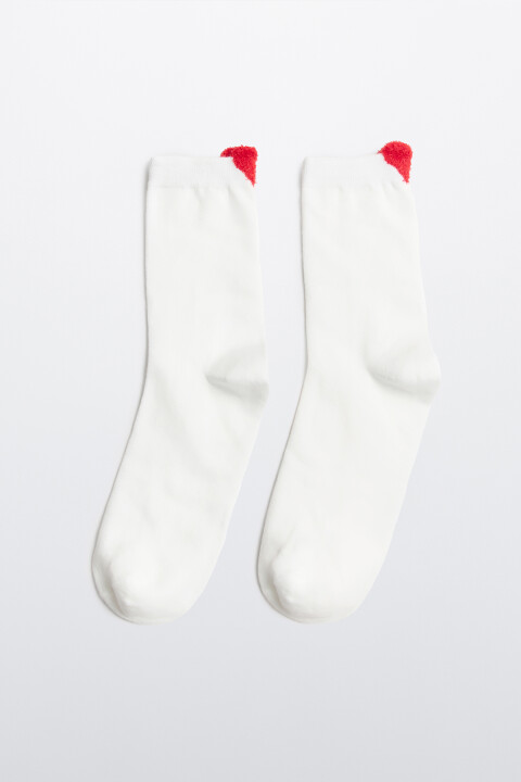 

Носки с махровым сердечком, Ванильный, Носки с махровым сердечком