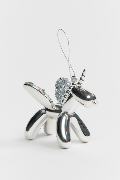 

Игрушка-единорог елочная с блестками, Мультиколор, Игрушка-единорог елочная с блестками