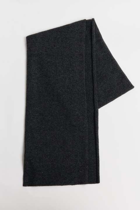 

Шарф тонкий трикотажный, Серый, Шарф тонкий трикотажный