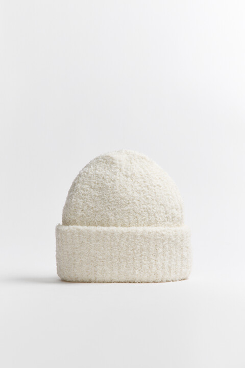 

Шапка-бини махровая, Молочный, Шапка-бини махровая