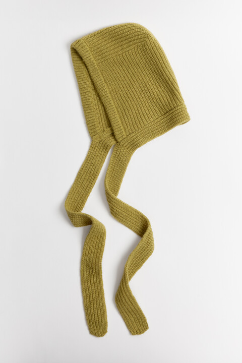 

Шапка-чепчик с завязками, Зеленый, Шапка-чепчик с завязками