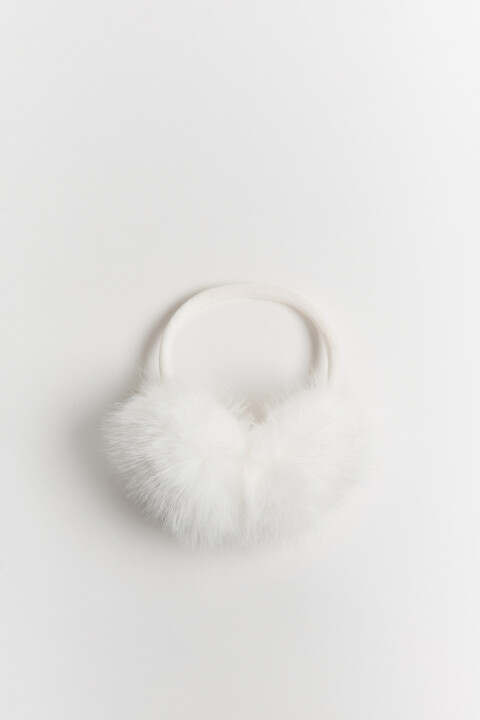 

Наушники теплые с меховой фактурой, Молочный, Наушники теплые с меховой фактурой