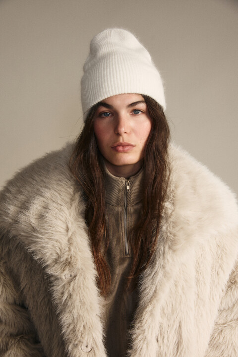 

Шапка трикотажная с шерстью, Молочный, Шапка трикотажная с шерстью