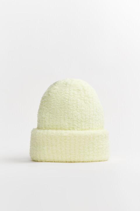 

Шапка-бини махровая в рубчик, Голубой, Шапка-бини махровая в рубчик