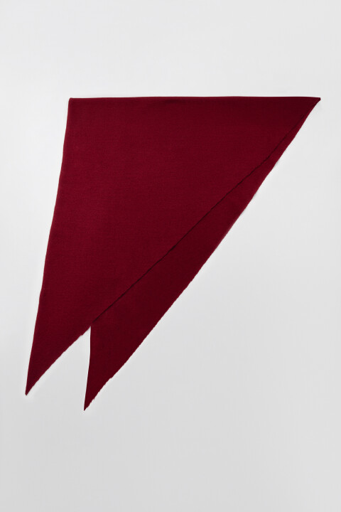 

Косынка тонкая вязаная, Бордовый, Косынка тонкая вязаная