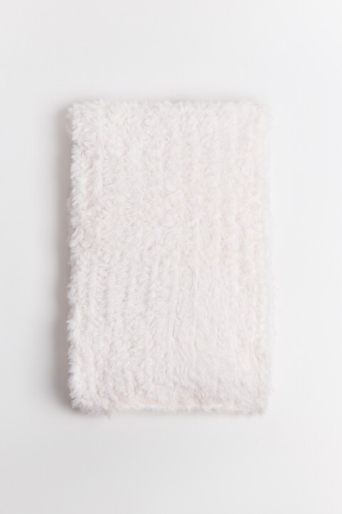 

Шарф с меховой фактурой, Розовый, Шарф с меховой фактурой