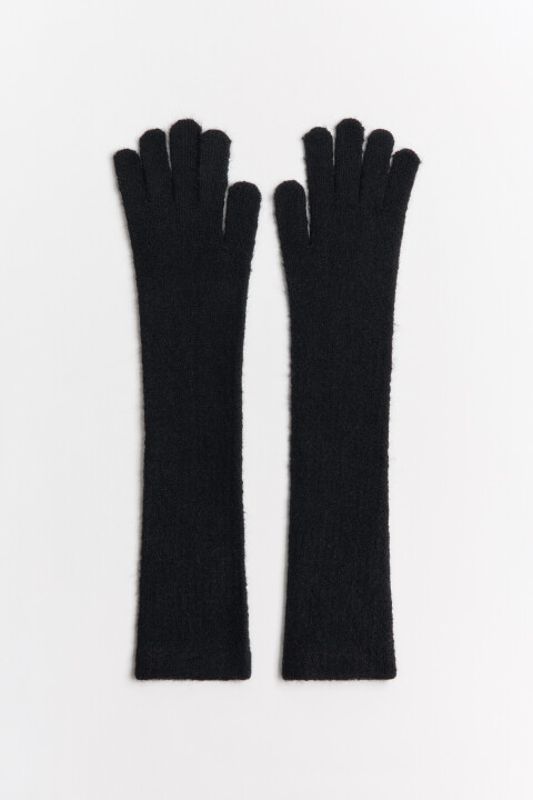 

Перчатки длинные с шерстью, Черный, Перчатки длинные с шерстью