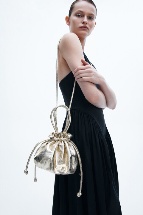 

Сумка-кисет на завязках, Желтый, Сумка-кисет на завязках