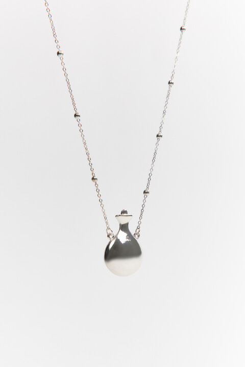 

Цепочка с подвеской-кувшином, Серый, Цепочка с подвеской-кувшином