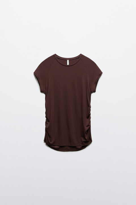 

Футболка облегающая из вискозы, Черный, Футболка облегающая из вискозы