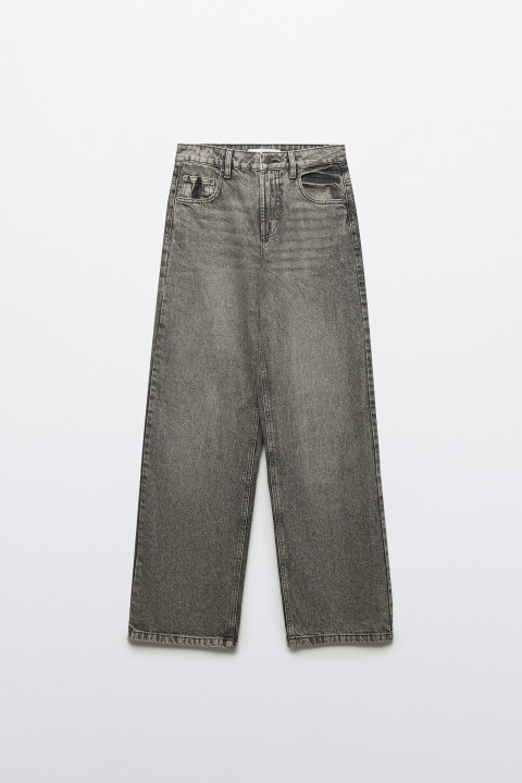 

Джинсы прямые со средней посадкой, Коричневый, Джинсы прямые со средней посадкой