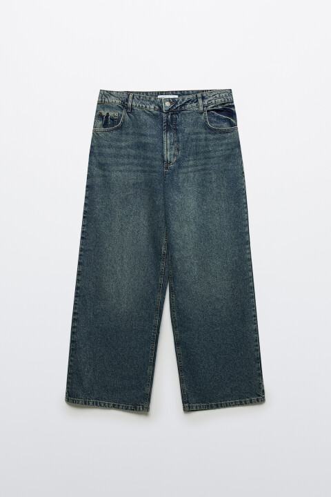 

Джинсы прямые со средней посадкой, Темный тинт, Джинсы прямые со средней посадкой