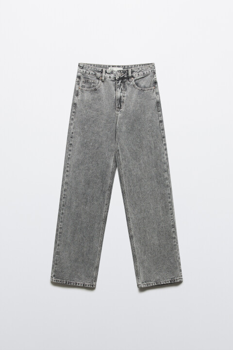 

Джинсы straight fit со средней посадкой, Серый, Джинсы straight fit со средней посадкой