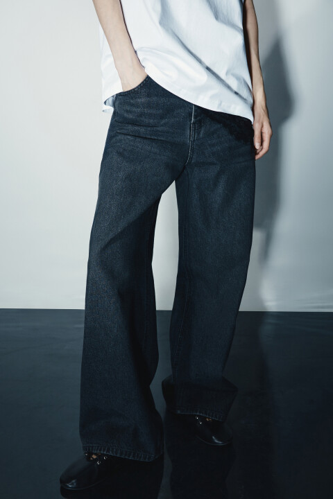 

Джинсы baggy fit со средней посадкой, Серый, Джинсы baggy fit со средней посадкой