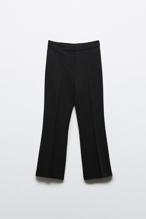 

Брюки клеш костюмные со стрелками, Черный, Брюки клеш костюмные со стрелками