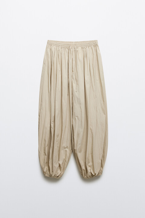 

Брюки-аладдины широкие, Бежевый, Брюки-аладдины широкие