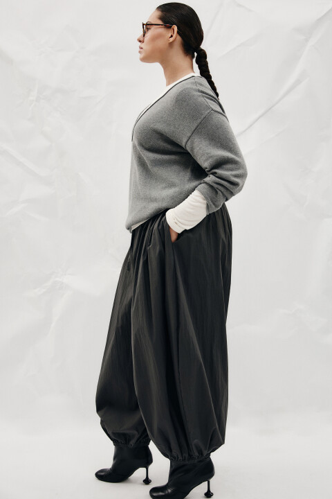 

Брюки-аладдины широкие, Серый, Брюки-аладдины широкие