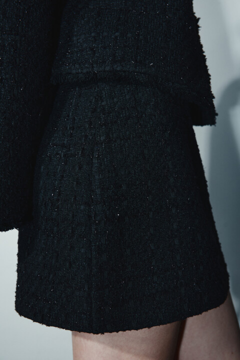 

Юбка-шорты мини твидовая, Красный, Юбка-шорты мини твидовая