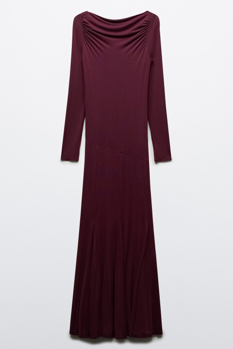 

Платье-футляр макси, Фиолетовый, Платье-футляр макси