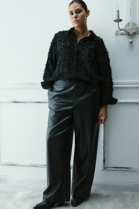 

Рубашка рваная из шифона, Молочный, Рубашка рваная из шифона