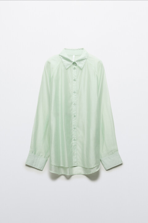 

Рубашка полупрозрачная из лиоцелла, Розовый, Рубашка полупрозрачная из лиоцелла