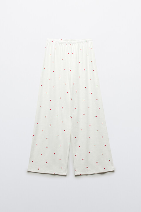 

Брюки домашние широкие, Ванильный, Брюки домашние широкие