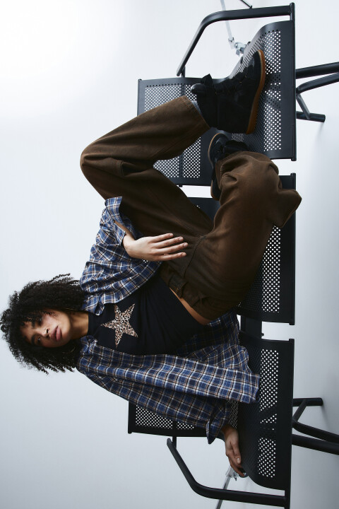 

Джинсы barrel fit со средней посадкой, Синий, Джинсы barrel fit со средней посадкой